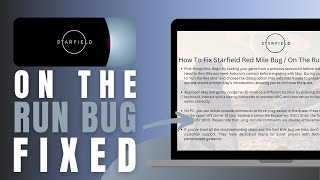 How To Fix Starfield Red Mile Bug / On The Run Quest - Solved!