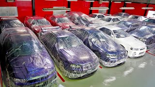 RAREST Skyline GT-R's in Japan Wrapped in Plastic!