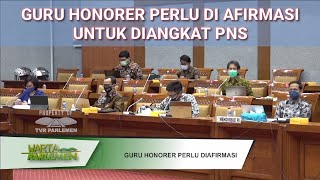 GURU HONORER PERLU DI AFIRMASI UNTUK DIANGKAT LANGSUNG MENJADI PNS