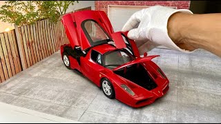 Unboxed Ferrari Enzo | ( Realistic Diecast Model Car ) Hot Wheels 1/18 scale | Miniatures