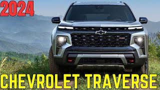 What's new for the 2024 Chevrolet Traverse? | What kind of vehicle is the 2024 Chevrolet Traverse? |