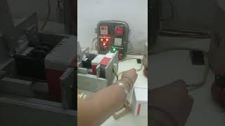 Home made contactor testing panel and  die