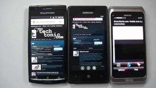 Android vs. WP7 vs. Symbian^3 browser speed test - TheTechTonic.com