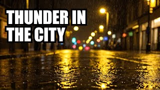 New York City Showers At Night - Relax With The Sound Of Rain - Enjoy Your Night