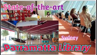 [4K] NEWLY BUILT STATE-OF-THE-ART PARRAMATTA LIBRARY