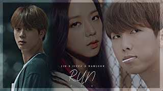 jin x jisoo x namjoon;「au Treason」