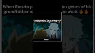 When Boruto Proved That He Has Genes Of His Grandfather Minato, Jougan On Work | Naruto