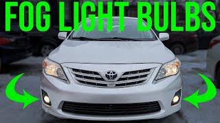 How to Replace Fog Light Bulbs - Toyota Corolla (2009-2013)