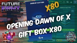 Opening Dawn of X boxes x80! More Rewards!! Marvel Future Fight.