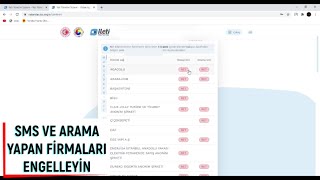 İSTENMEYEN ARAMA VE MESAJLARA SON ! İLETİ YÖNETİM SİSTEMİ İYS NASIL KULLANILIR?