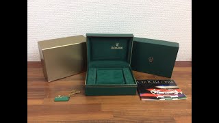 Rolex Vintage Watch Box 1981 + Booklet + Tag + Free Post