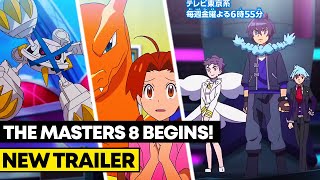 THE MASTERS 8 BEGINS!-ASH'S OLD POKEMON RETURN! | Pokemon Journeys