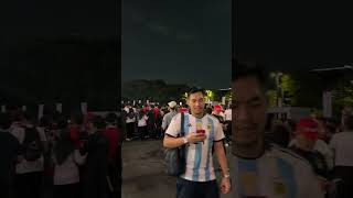 Suasana GBK pertandingan Indonesia x Argentina