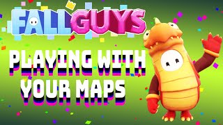 MAPS, CUSTOMS, AND DISCOVERY!!! | Playing With Subscribers | Fall Guys Live