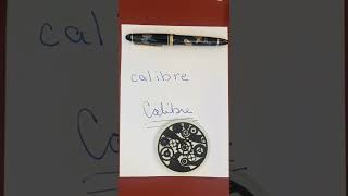 Meaning of "Calibre"