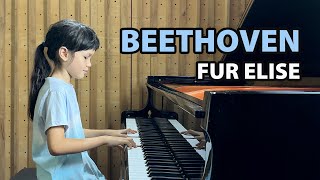 Beethoven "Fur Elise" played by Emilie (8-years-old)