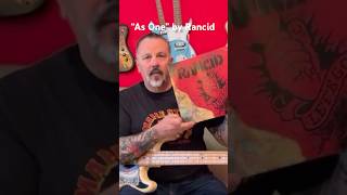 “As One” play-through video is up on the Bass Bunker! #rancid #playthrough #bass