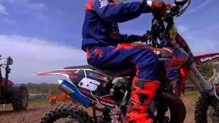 Motocross UK - Ollie Colmer Heading To The Start Line - Judd Premier Mx Cup Landrake