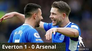 Everton vs Arsenal highlights: Tarkowski hands Sean Dyche dream start amid Gunners title blow