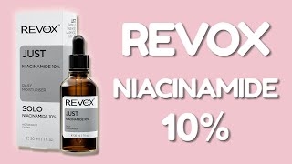 REVOX NIACINAMIDE 10% 😲 opinions, skin test & INCI