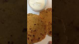 Makki ki roti chane ki dal wali with ghar ka curd | Oil free | Gluten Free | Fat Free | Yummy 😋