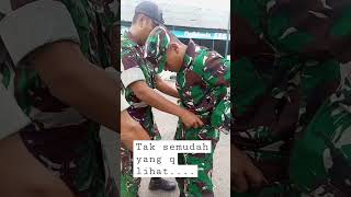 Sepele tapi berarti#pendidikanmiliter #tni #tniad #calonprajurit