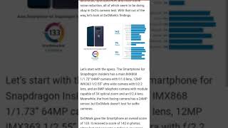 DxOMark reviews of SD insiders phone scores higher than latest Iphone #techoholicme #TechoholicMe