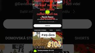 video každý den do kuď nebudu mít 1000 odběratel na YouTube #daviddeere #youtube #1000subscribers