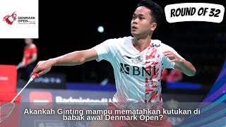 Badminton Denmark Open 2022 | Anthony Sinisuka Ginting vs Lakshya Sen (IND) - 32 Besar