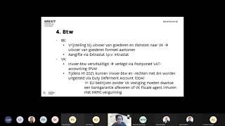 Webinar ‘Het EU VK handelsakkoord  invoerrechten en de oorsprong van goederen’