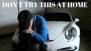 I RUINED THE PAINT ON MY PORSCHE!