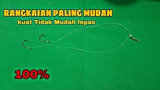 Rangkaian 2mata kail.sangat mudah dan kuat-100%