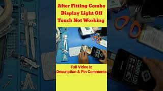 Mobile Display Fitting Right Way | Combo/Folder लगाने का सही तरीका | Display Light Problem #shorts