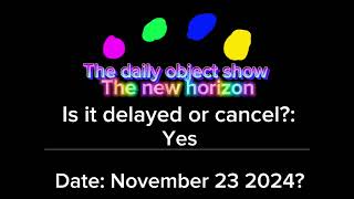 Where have I been? What date is my shows though.