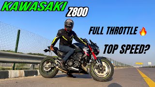 kawasaki z800 | the real life monster 🔥 | top speed test | full throttle 😨