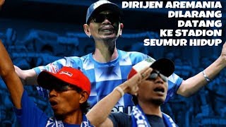 Yuli Sumpil ( Dirigen Aremania) dilarang datang ke stadion seumur hidup. Sanksi Arema VS Persebaya