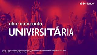 Conta Universitária Santander | Campanha de Matrículas 2023