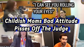 Childish Moms Bad Attitude Angers Judge At Parent Rights Termination Court Hearing #custodybattle