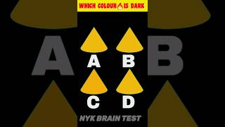 FIND OUT LITE AND DARK COLOUR | IQ TEST #57 RIDDLE PUZZLE QUIZ TEST #viral #trending #shorts