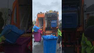 Dennis Elite 6 Refuse Truck on Recycling, ZMV #shorts