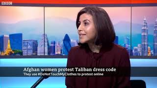 Afghan women protest Taliban dress code   Dan Today News