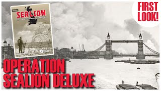 Operation Sealion Deluxe Edition First Look |  Decision Games | World War 2 |  Wargame Boardgame