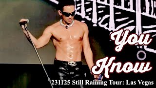 [8K FanCam] 비(Rain/ 정지훈) - 알면서(You Know)｜231125 Still Raining Tour: Las Vegas