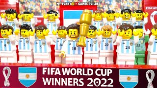 Argentina World Cup Champions 2022 in Lego Football