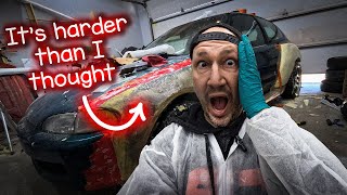 DIY Budget WIDEBODY Eg Civic In Carbon Fiber! (part 2)