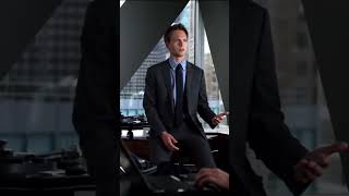 Suits | Mike Ross blackmails Harvey Specter. #shortsfeed #shorts #suits #aicinema #harveyspecter