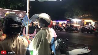 Wisata Kuliner | Suasana Malam Hari di Lapangan Tugu USK, Kopelma Darussalam, Kota Banda Aceh