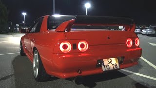 NISSAN SKYLINE R32 FROM HELL.. BURN THE TYRES