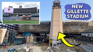 ALMOST FINISHED? New Gillette Stadium Renovations Update! New Lighthouse, Largest Outdoor Videoboard