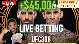 🥊UFC308 Live Betting Stream | Ilia Topuria vs Max Holloway | Record: +$45,000